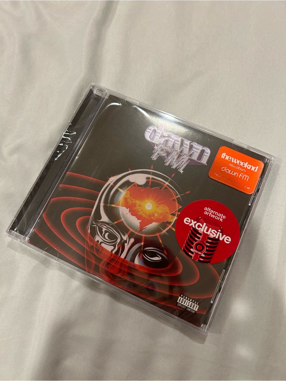 The Weeknd Dawn FM CD - Black/Red Exclusive Artwork